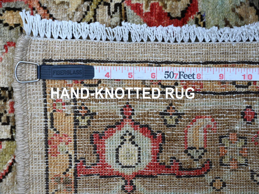 4'0" x 5'11" New Hand Knotted Brown Wool Rectangle Oriental Rug - MOA10222744