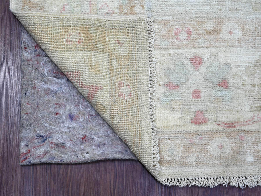 5'10" x 11'8" New Hand Knotted Grey Wool Runner Oriental Rug - MOA10222750
