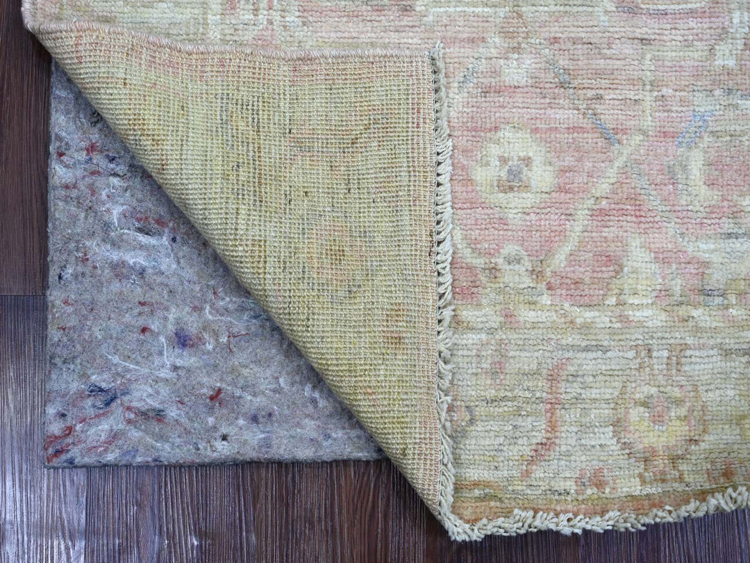 3'0" x 4'2" New Hand Knotted Pink Wool Rectangle Oriental Rug - MOA10222753