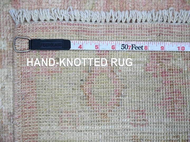 3'0" x 4'2" New Hand Knotted Pink Wool Rectangle Oriental Rug - MOA10222753