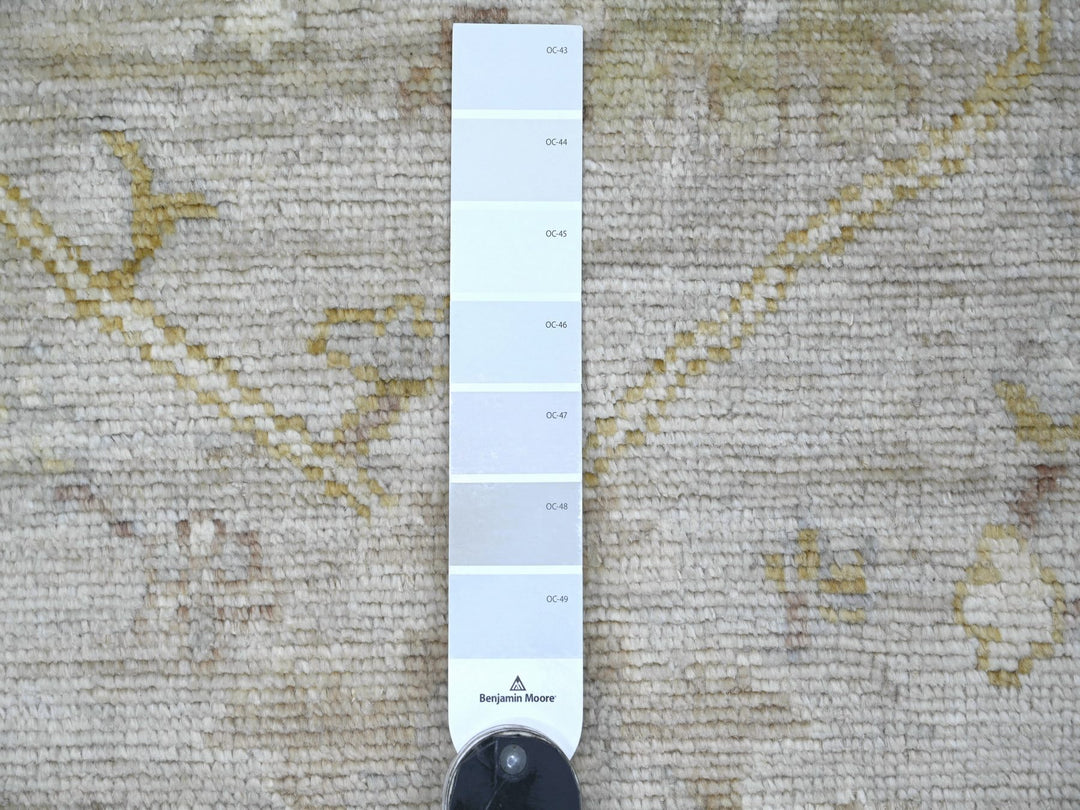 3'1" x 4'11" New Hand Knotted Grey Wool Rectangle Oriental Rug - MOA10222754