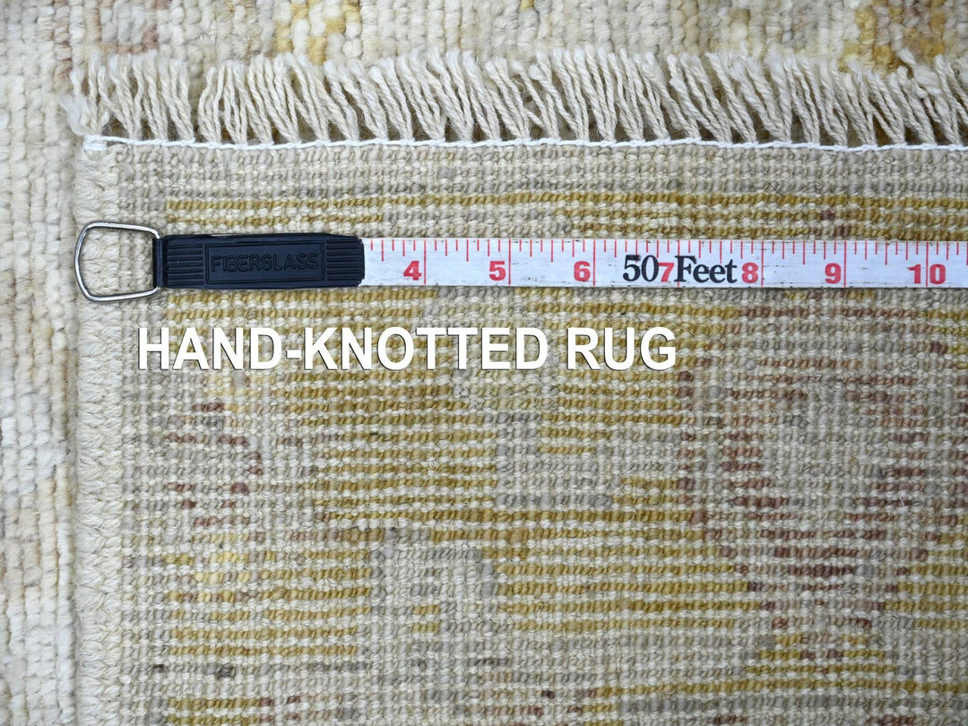 3'1" x 4'11" New Hand Knotted Grey Wool Rectangle Oriental Rug - MOA10222754