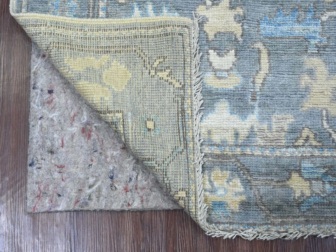 3'0" x 4'9" New Hand Knotted Grey Wool Rectangle Oriental Rug - MOA10222756