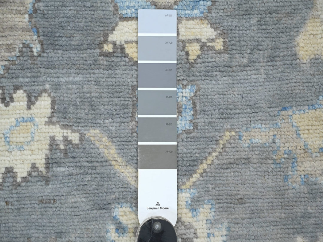 3'0" x 4'9" New Hand Knotted Grey Wool Rectangle Oriental Rug - MOA10222756