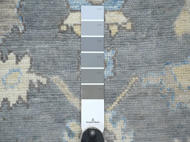 3'0" x 4'9" New Hand Knotted Grey Wool Rectangle Oriental Rug - MOA10222756