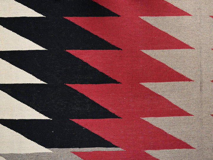 12'0" x 14'11" New Hand Woven Red Wool Rectangle Oriental Rug - MOA1022275
