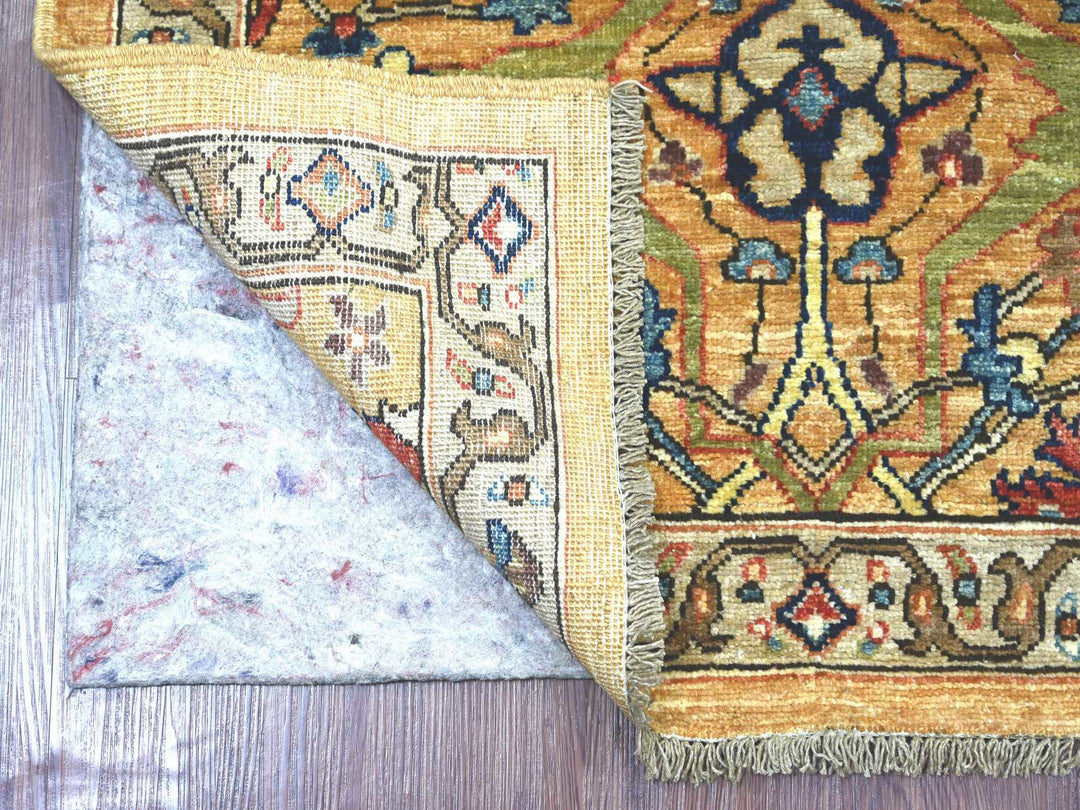 2'11" x 9'11" New Hand Knotted Brown Wool Runner Oriental Rug - MOA10222762
