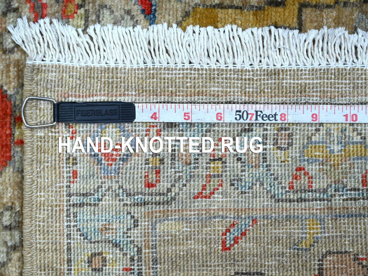 2'11" x 4'10" New Hand Knotted Grey Wool Rectangle Oriental Rug - MOA10222763