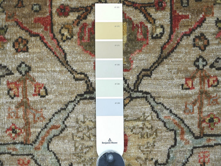 2'9" x 4'8" New Hand Knotted Brown Wool Rectangle Oriental Rug - MOA10222766