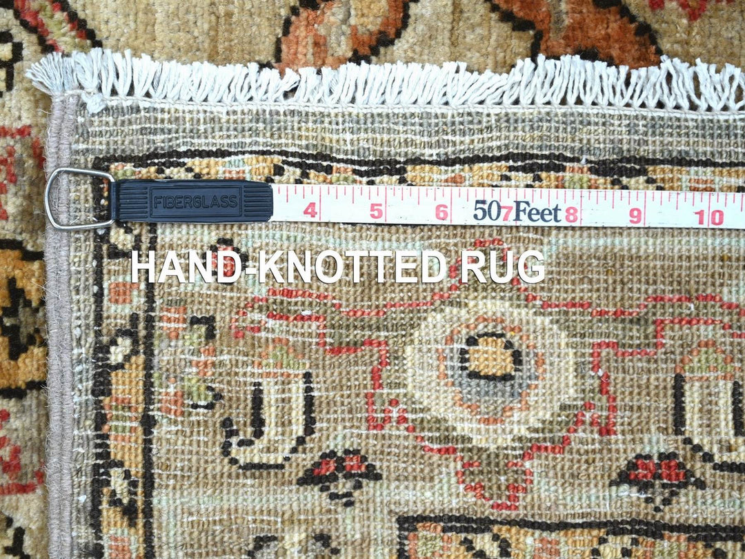 2'9" x 4'8" New Hand Knotted Brown Wool Rectangle Oriental Rug - MOA10222766