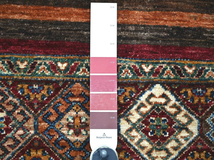 2'8" x 6'1" New Hand Knotted Multicolored Wool Runner Oriental Rug - MOA10222772