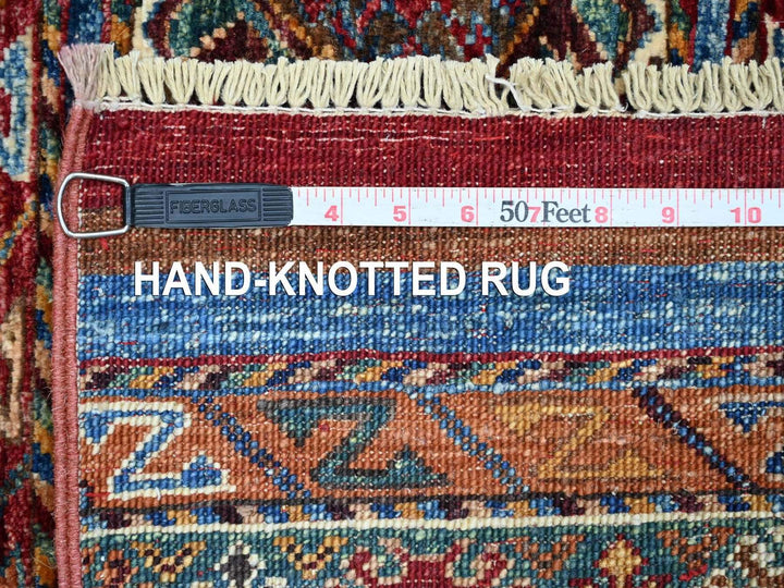 2'8" x 6'1" New Hand Knotted Multicolored Wool Runner Oriental Rug - MOA10222772