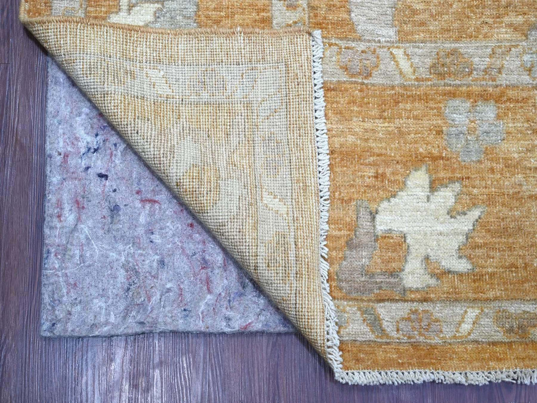 8'9" x 11'9" New Hand Knotted Brown Wool Rectangle Oriental Rug - MOA10222797