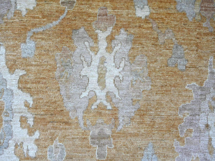 8'9" x 11'9" New Hand Knotted Brown Wool Rectangle Oriental Rug - MOA10222797