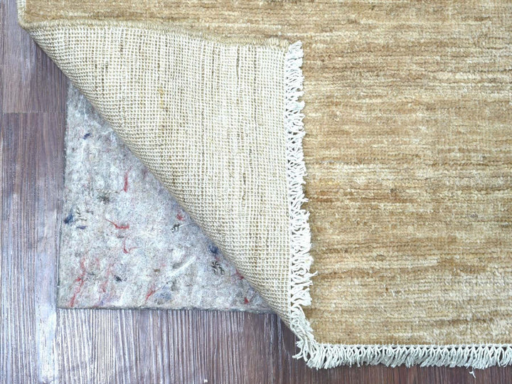 2'11" x 4'7" New Hand Knotted Brown Wool Rectangle Oriental Rug - MOA10222807