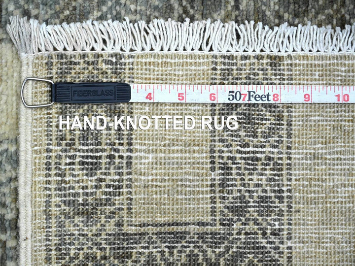 2'2" x 3'0" New Hand Knotted Ivory Wool Rectangle Oriental Rug - MOA10222812