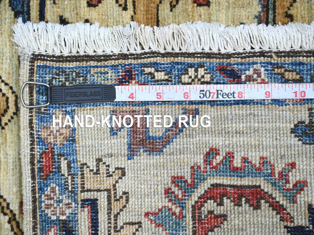 2'3" x 5'11" New Hand Knotted Green Wool Runner Oriental Rug - MOA10222820