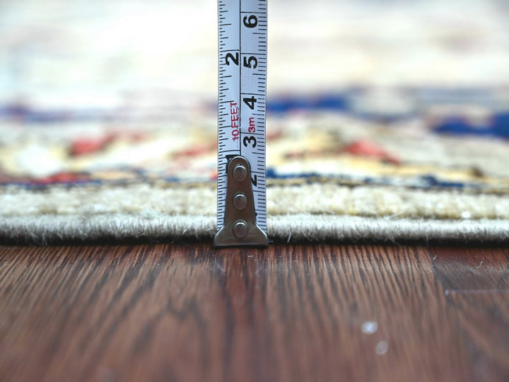 2'6" x 10'1" New Hand Knotted Grey Wool Runner Oriental Rug - MOA10222822
