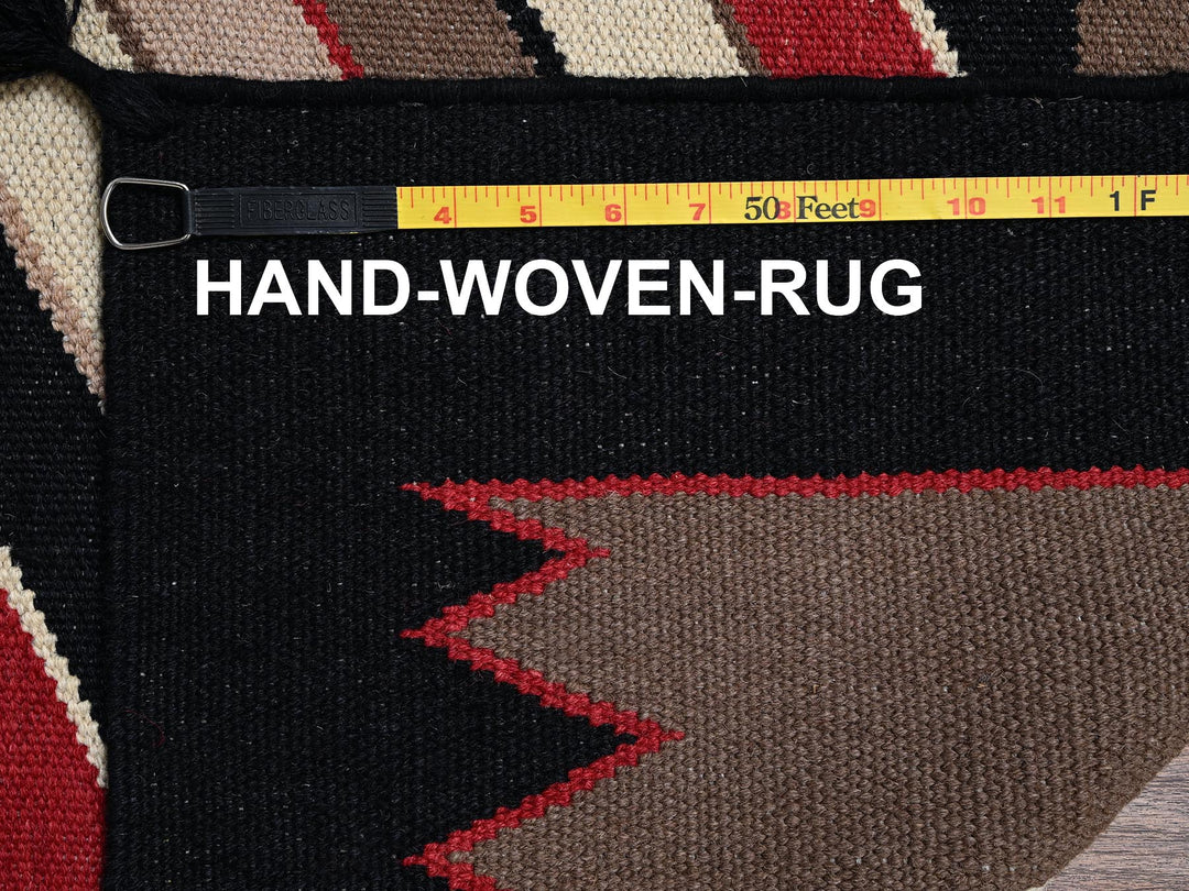5'2" x 7'0" New Hand Woven Brown Wool Rectangle Oriental Rug - MOA1022283