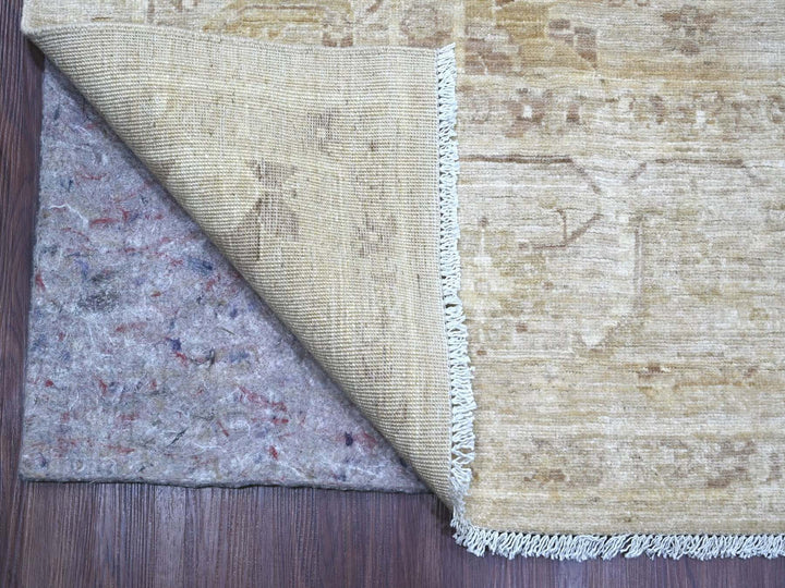 9'2" x 11'9" New Hand Knotted Grey Wool Rectangle Oriental Rug - MOA10222862