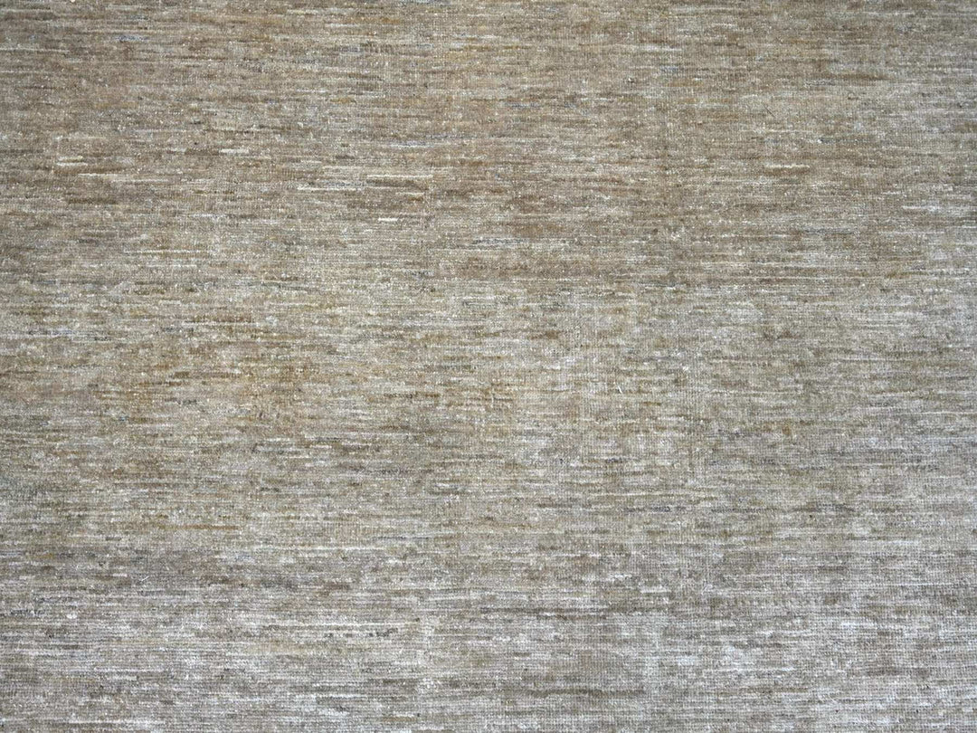 11'8" x 15'3" New Hand Knotted Brown Wool Rectangle Oriental Rug - MOA10222872