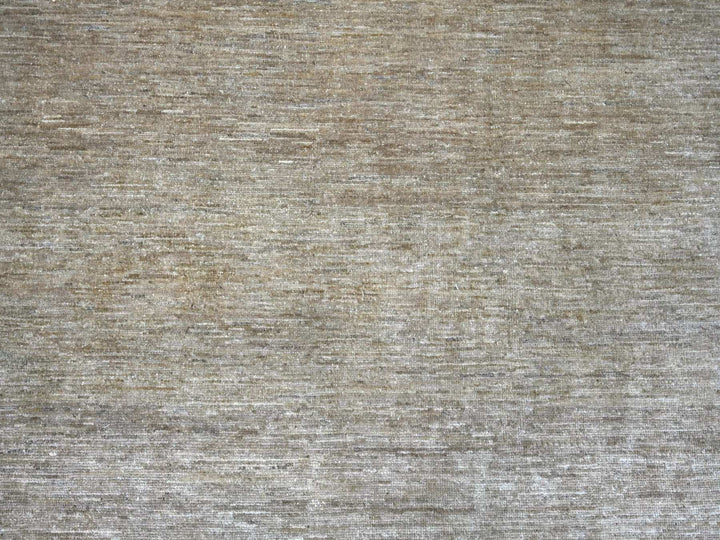 11'8" x 15'3" New Hand Knotted Brown Wool Rectangle Oriental Rug - MOA10222872