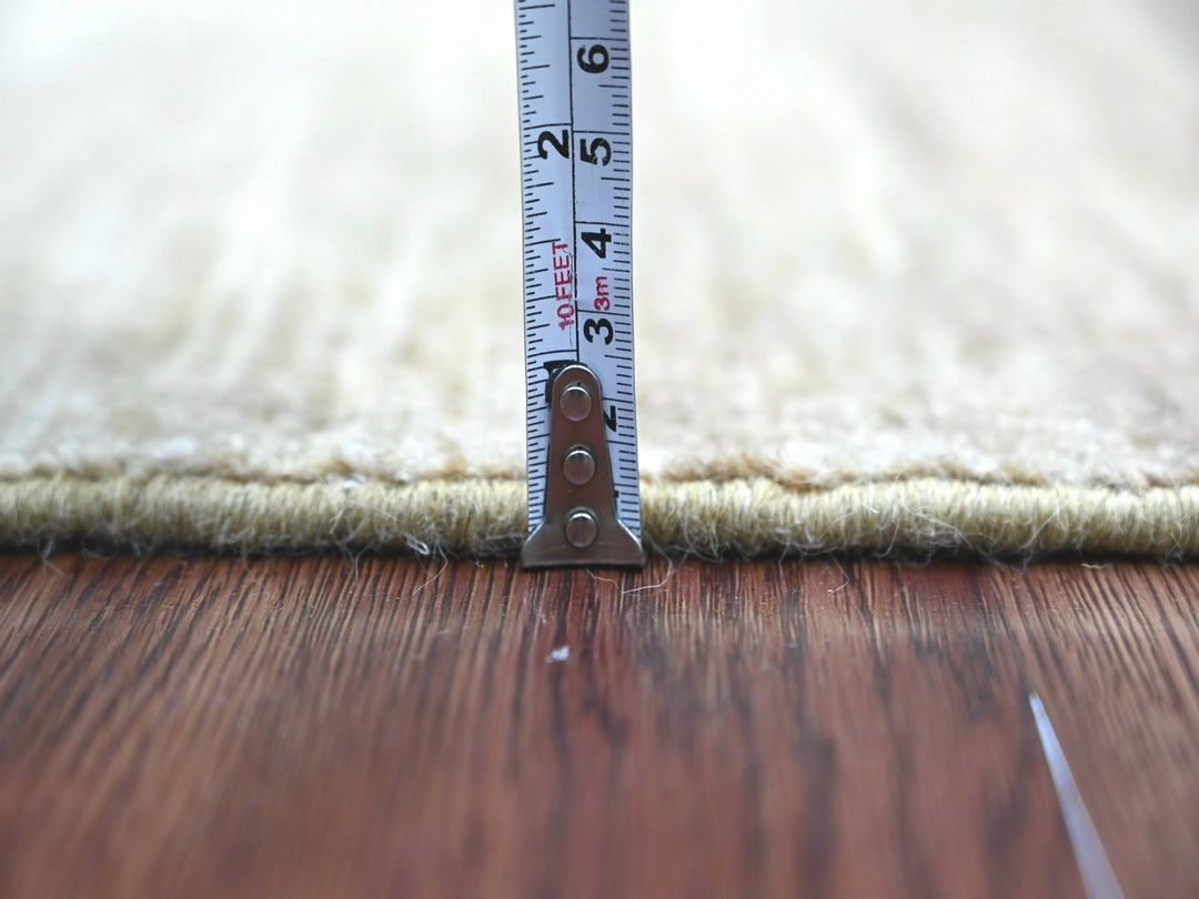 2'6" x 5'8" New Hand Knotted Brown Wool Runner Oriental Rug - MOA10222874