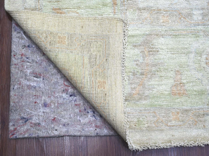 10'0" x 13'7" New Hand Knotted Grey Wool Rectangle Oriental Rug - MOA10222884