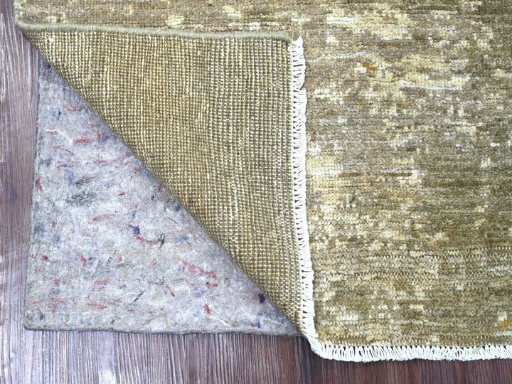 4'0" x 6'2" New Hand Knotted Brown Wool Rectangle Oriental Rug - MOA10222888