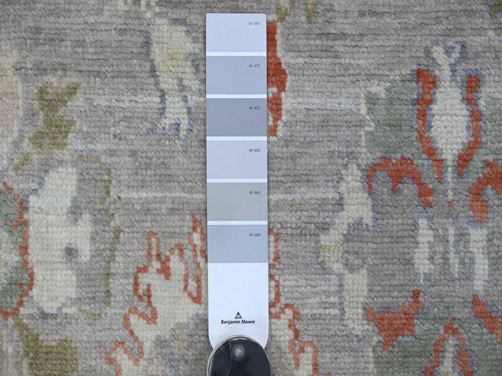 3'0" x 4'11" New Hand Knotted Grey Wool Rectangle Oriental Rug - MOA10222898
