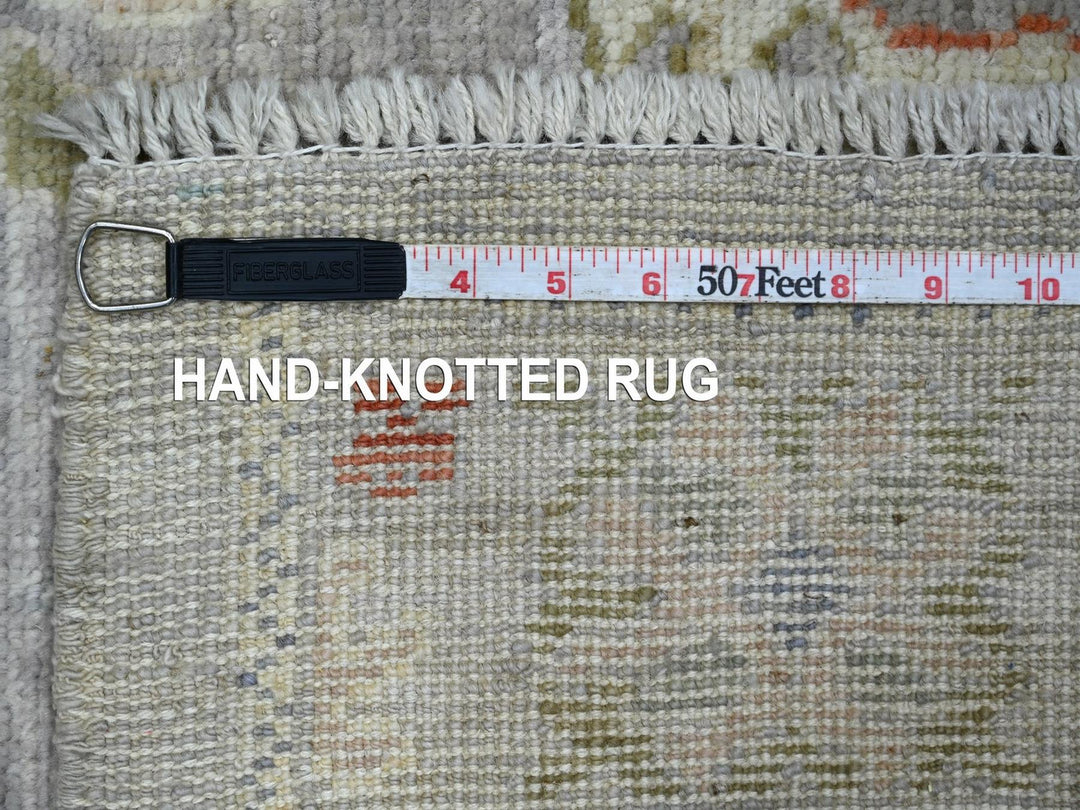 3'0" x 4'11" New Hand Knotted Grey Wool Rectangle Oriental Rug - MOA10222898