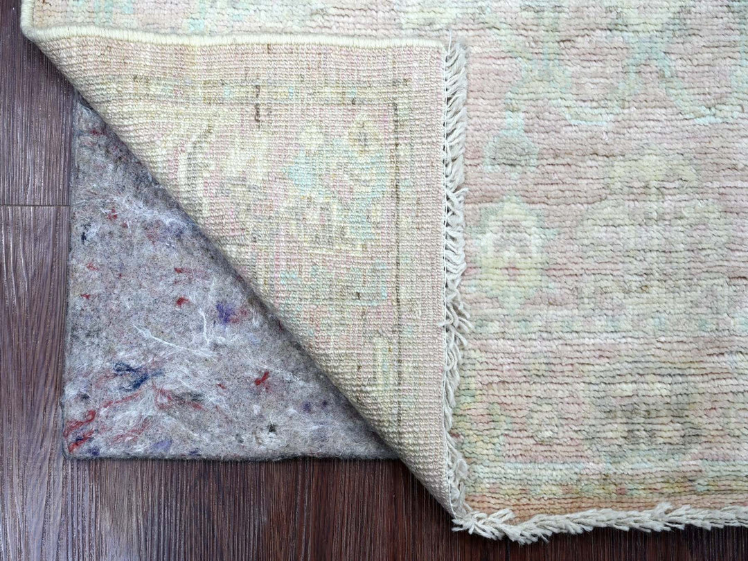 3'3" x 4'10" New Hand Knotted Pink Wool Rectangle Oriental Rug - MOA10222899