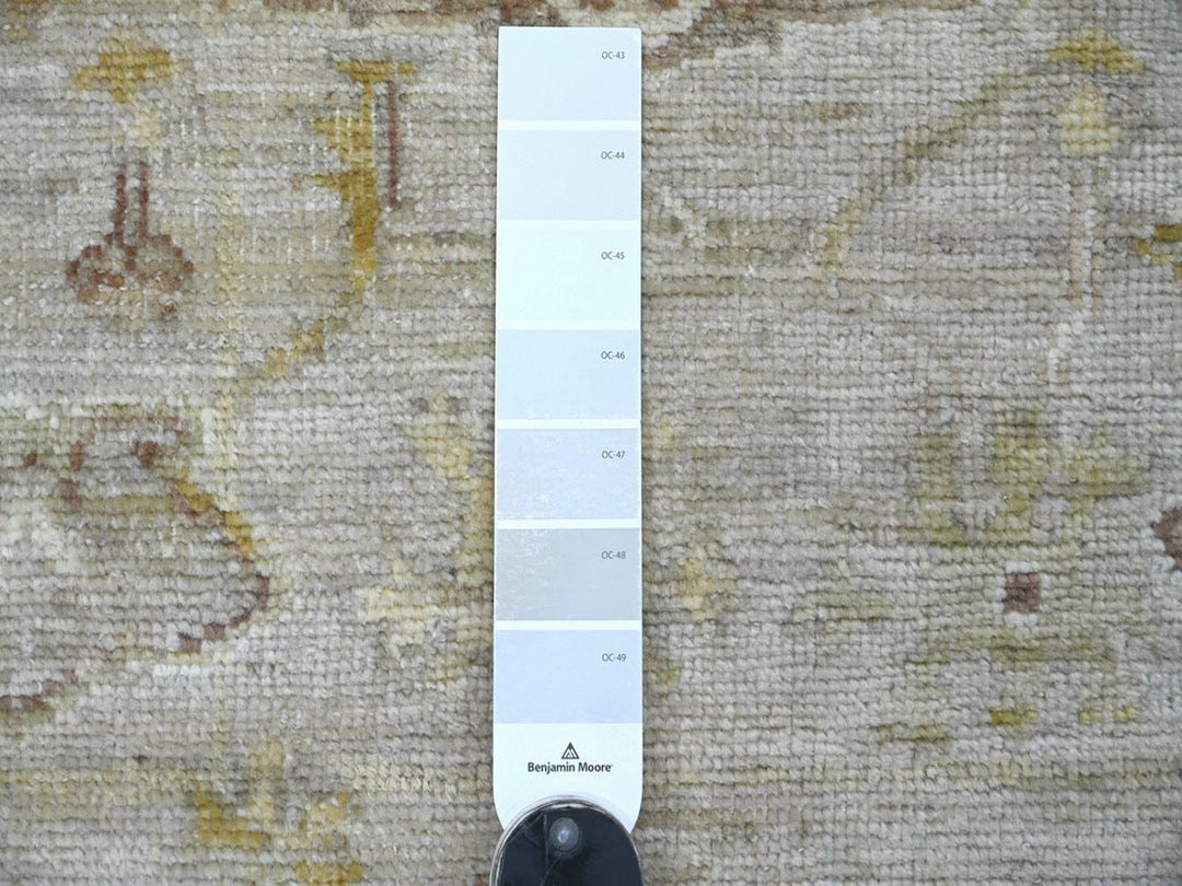 3'0" x 4'10" New Hand Knotted Grey Wool Rectangle Oriental Rug - MOA10222900