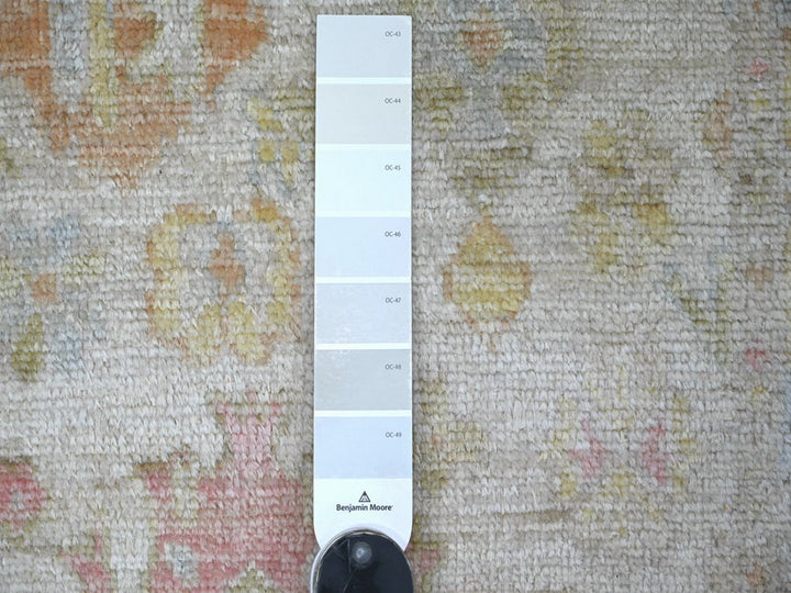 2'10" x 6'0" New Hand Knotted Grey Wool Runner Oriental Rug - MOA10222907