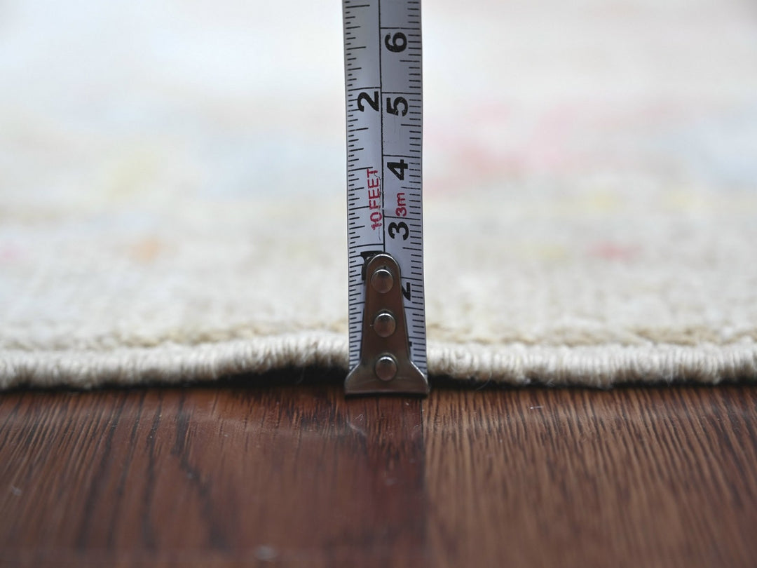 2'10" x 6'0" New Hand Knotted Grey Wool Runner Oriental Rug - MOA10222907