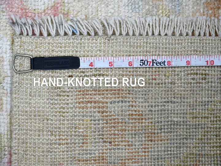 2'10" x 6'0" New Hand Knotted Grey Wool Runner Oriental Rug - MOA10222907