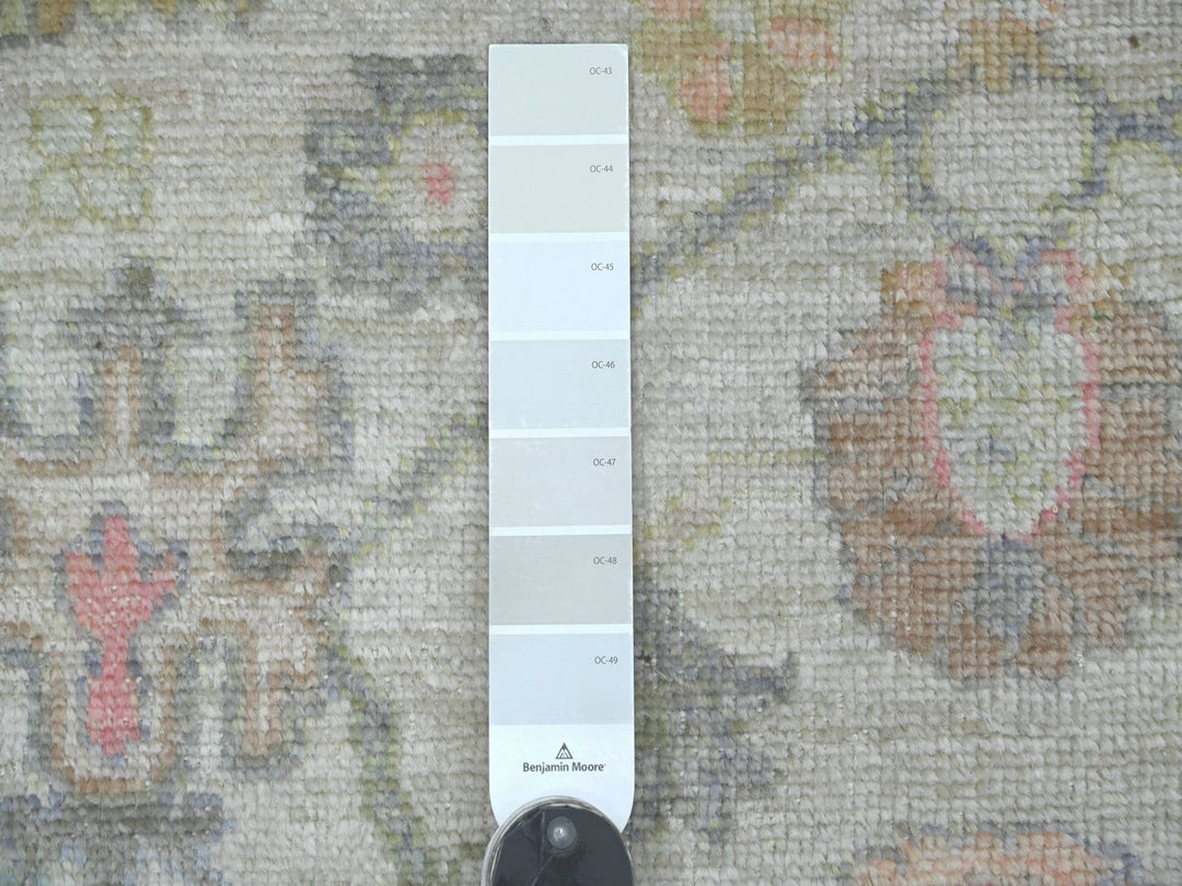 2'3" x 5'11" New Hand Knotted Grey Wool Runner Oriental Rug - MOA10222909