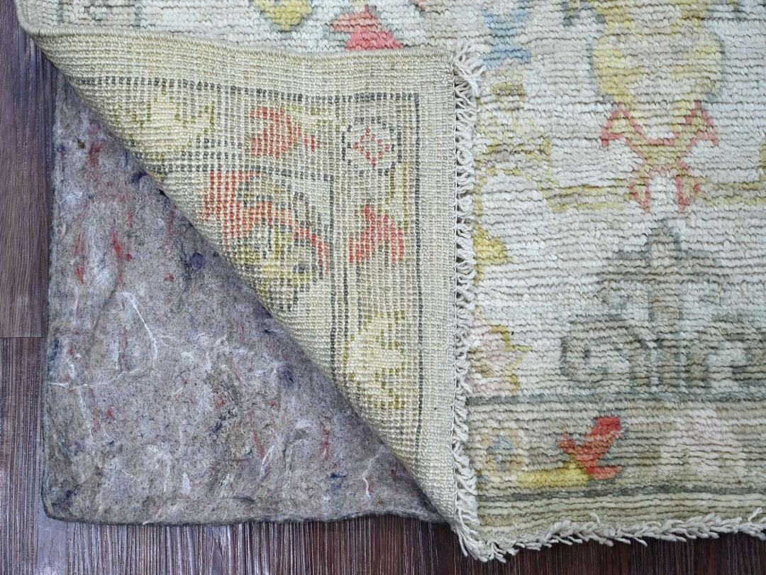 3'0" x 5'0" New Hand Knotted Grey Wool Rectangle Oriental Rug - MOA10222910