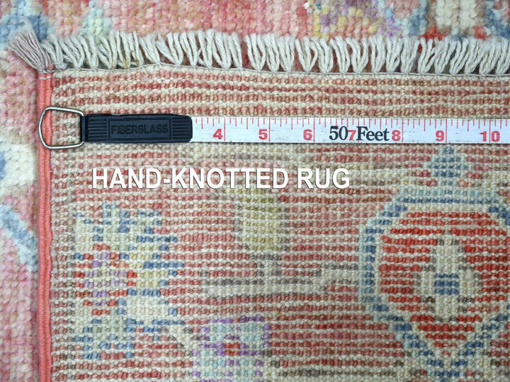 3'2" x 5'2" New Hand Knotted Pink Wool Rectangle Oriental Rug - MOA10222911