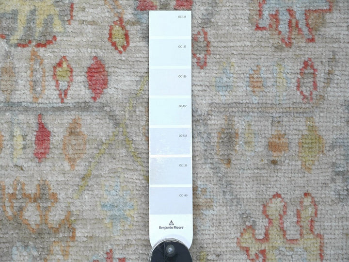 3'0" x 4'10" New Hand Knotted Ivory Wool Rectangle Oriental Rug - MOA10222912