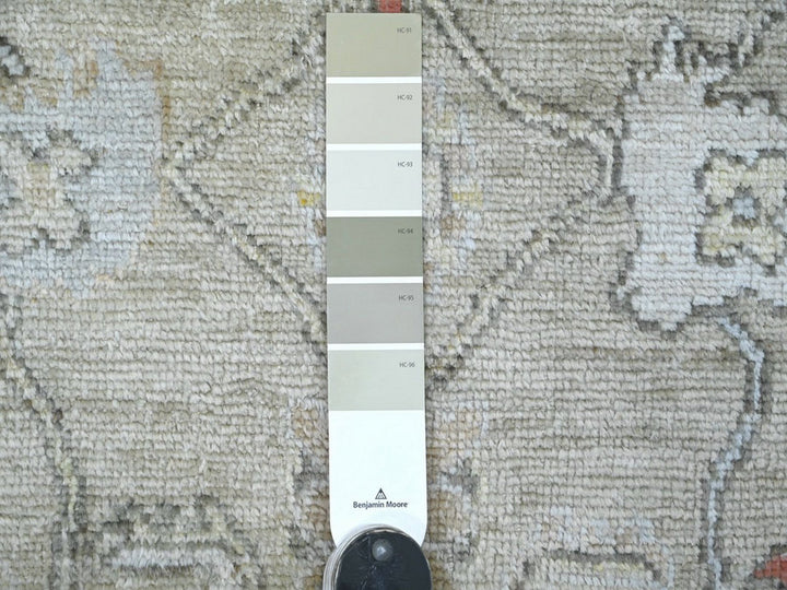 3'3" x 4'11" New Hand Knotted Grey Wool Rectangle Oriental Rug - MOA10222914