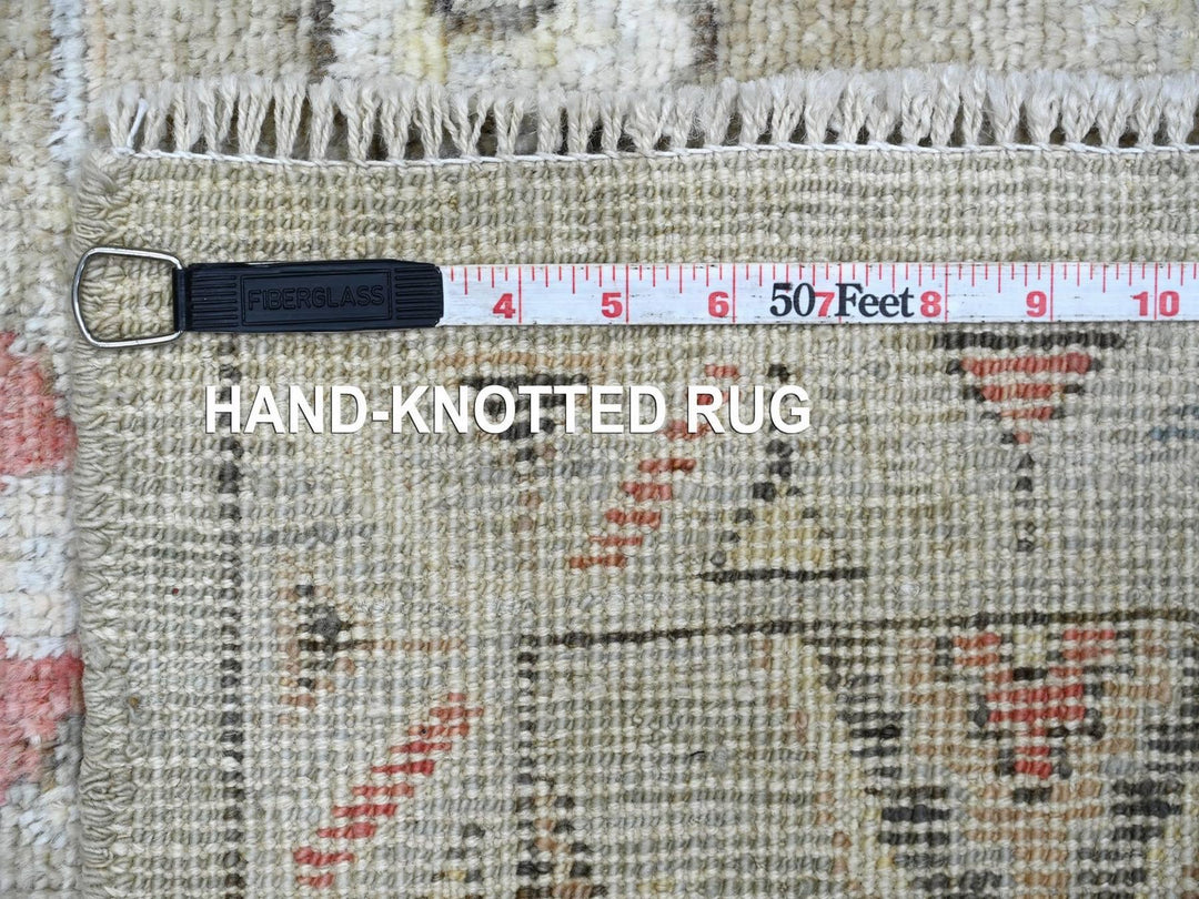 3'3" x 4'11" New Hand Knotted Grey Wool Rectangle Oriental Rug - MOA10222914