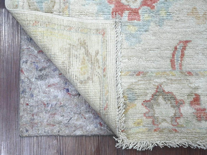 3'0" x 5'1" New Hand Knotted Grey Wool Rectangle Oriental Rug - MOA10222917