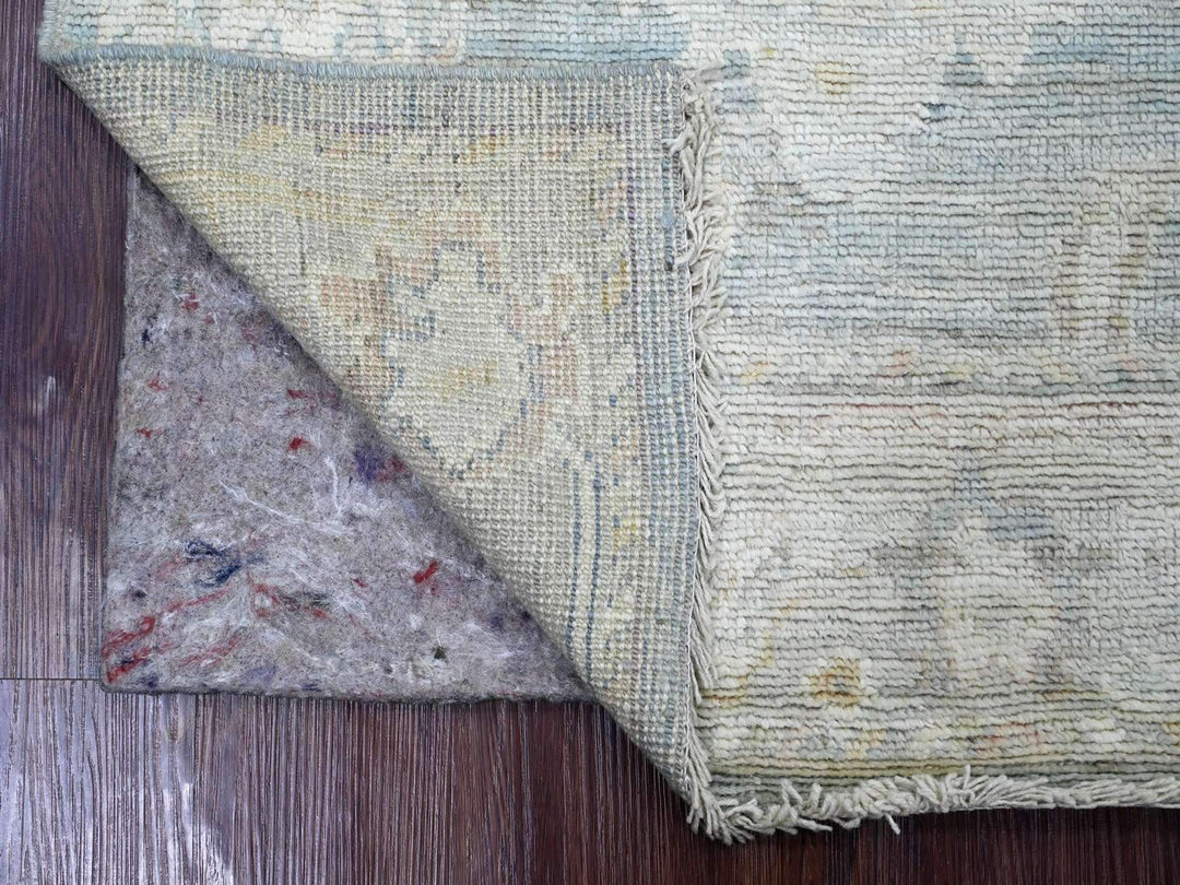 3'2" x 5'0" New Hand Knotted Blue Wool Rectangle Oriental Rug - MOA10222918