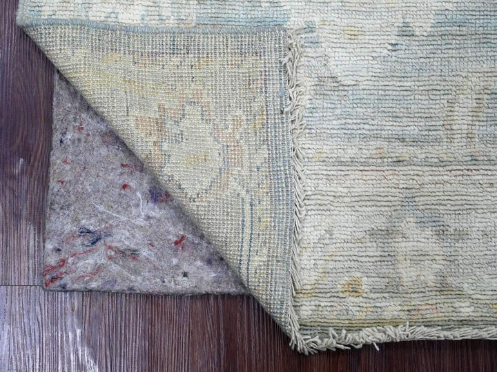 3'2" x 5'0" New Hand Knotted Blue Wool Rectangle Oriental Rug - MOA10222918