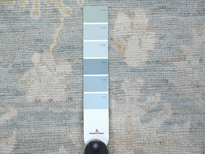 3'2" x 5'0" New Hand Knotted Blue Wool Rectangle Oriental Rug - MOA10222918