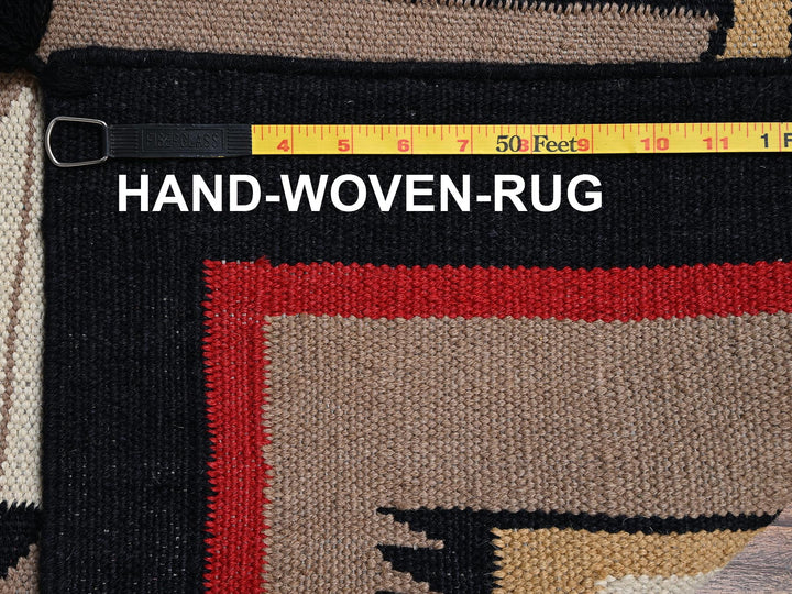 5'3" x 6'10" New Hand Woven Brown Wool Rectangle Oriental Rug - MOA1022291