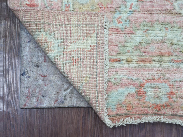 2'10" x 4'11" New Hand Knotted Pink Wool Rectangle Oriental Rug - MOA10222930