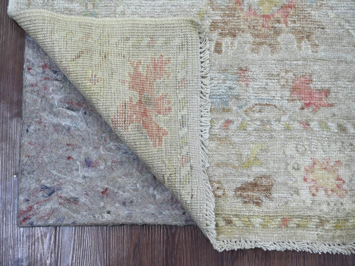 3'1" x 4'11" New Hand Knotted Grey Wool Rectangle Oriental Rug - MOA10222932