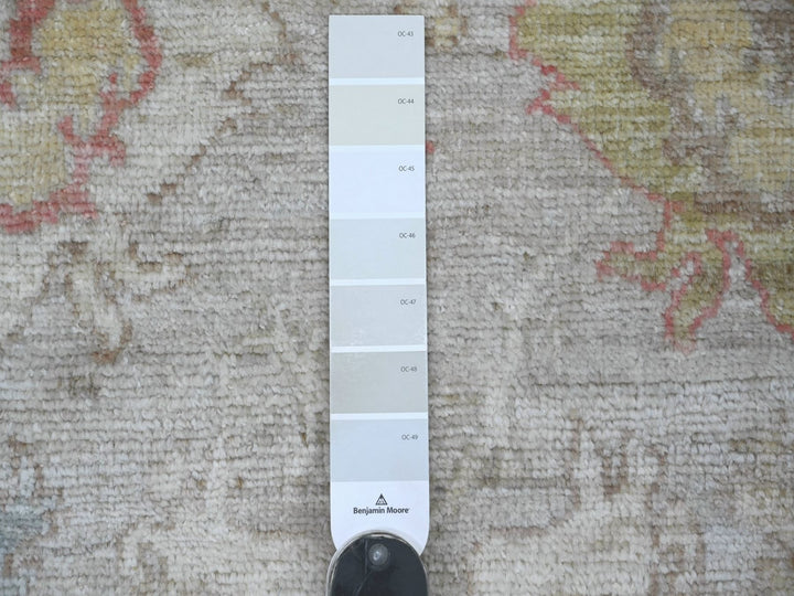 3'1" x 4'11" New Hand Knotted Grey Wool Rectangle Oriental Rug - MOA10222932